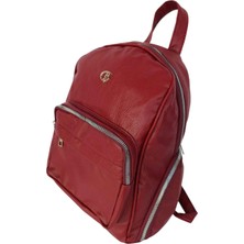 Kullanışlı Çok Gözlü Yumuşak Deri Orta Boy El Sırt Çantası