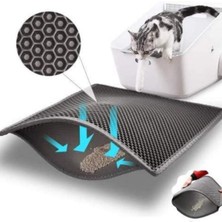 Feyza Design Büyük Boy Elektrikli Kedi Kumu Paspası 60X40, Temizlik ve Konfor Için Ideal