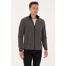 U.S. Polo Assn. Erkek Regular Fit Gri Polar Örme Hırka 50313779-VR024