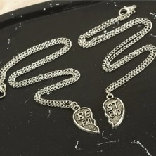 Marsilyan Best Friends Arkadaş Zincir Kolye (Çift Kolye)