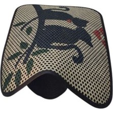 Feyza Design Yumuşak ve Desenli Kedi Tuvaleti Önü Elekli Paspası, Hijyenik Kullanım Sağlar