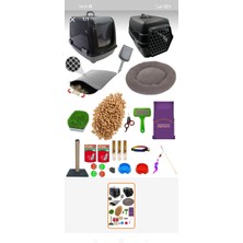 Feyza Design 23 Parça Kedi Bakım ve Oyun Seti, Keyifli Anlar Için Tasarlandı