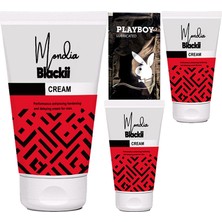 Blackii 3 Ad. Erkeğe Özel 3 Farklı Özellikli Penisinize Bakım Kremi Playboyjel Hediyeli
