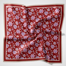 Piramit Naturel Eşarp | Dantel