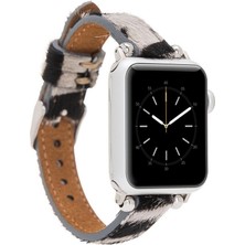 Sinerjim Apple Watch Uyumlu Deri Kordon 38-40-41mm Ferro ZE01N