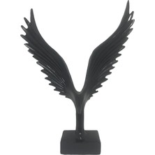 Şans Hediyelik Kartal Heykeli Soyut Siyah 31CMX23CM