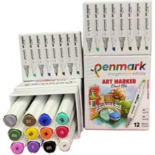 Penmark Markers Art Brush Kalem 12 Li Set