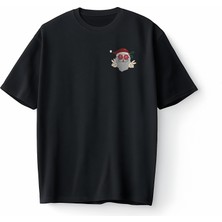Bumeta Yılbaşı Santa Noel Baba Peace Oversize Unisex Tişört T-Shirt