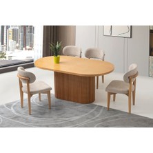 Kone Haus Modern Masa ve Sandalye Takımı MTK3419