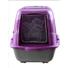 Feyza Design Pratik ve Hijyenik Kapalı Kedi Tuvaleti, Kolay Kullanım ve Temizlik Sağlar