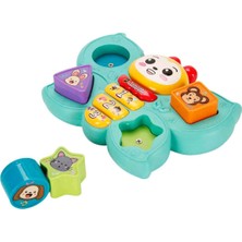 PopŞeker Minibo Sesli ve Işıklı Şekil Eşleştirme Arkadaşı Müzikal Kelebek – Eğitici Bebek Oyuncağı
