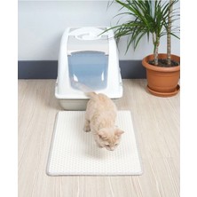 Feyza Design Kedi Tuvaleti Önü Paspası, Kedi Kumu Paspası, Kedi Matı (40X55 Cm)