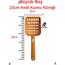 Feyza Design Büyük Boy Kedi Kumu Küreği 23CM, Temizlik ve Konfor Için Mükemmel Seçim