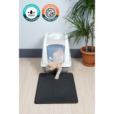 Feyza Design 40X55 cm Hücreli Kedi Kumu Paspası, Temiz ve Konforlu Alan Sağlar