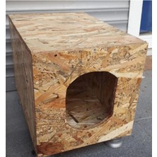 Feyza Design Dayanıklı Plastik Ayaklı Kedi Evi, Dış Mekan Kullanımı Için Ideal