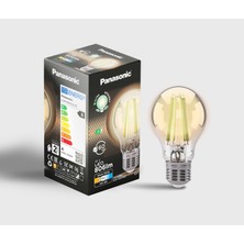 Panasonic Filament Ampul E27 A Sınıfı Enerji 3.8W 806LM 2700K Clear