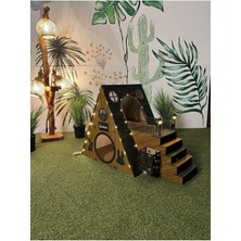 Feyza Design Renkli ve Eğlenceli Tavşan Evi, Oyun Alanı, Bahçe Için Eğlenceli Tasarım