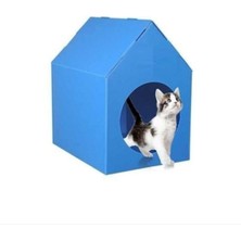 Feyza Design Su Geçirmez Plastik Kedi Evi, Konforlu ve Şık Tasarım