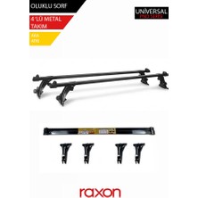 Raxon Oluklu Sörf Ara Atkı Metal 4’lü Takım – Tavan Barı Ara Travers | Dayanıklı & Güçlü