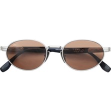 Unique Design Milano Ti Sento Gümüş Siyah Unisex Güneş Gözlüğü