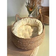 Feyza Design Konforlu Kedi ve Köpek Yatağı 38X8, Rahat ve Şık Tasarım