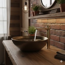 Faumix Lüks Çanak Lavabo Bataryası - Yüksek Tip Banyo Musluğu - [gold, Mat Gold, Rose Gold, Siyah,krom;)