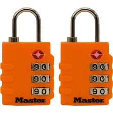 Master Lock 4684T Kendi Kombinasyonunuzu Ayarlayın Tsa Onaylı Bagaj Kilidi, 1-3/8 Inç Geniş, Renkler