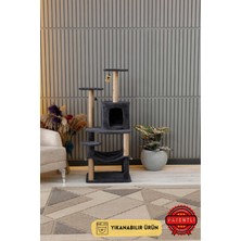 Feyza Design Çok Katlı Yıkanabilir Kedi Tırmalama ve Oyun Evi, Eğlence ve Konfor Sunar