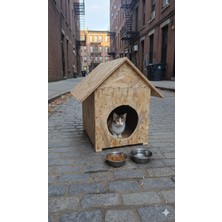 Feyza Design Dış Mekan Dayanıklı Osb Kedi Evi, Konfor ve Güvenlik Sağlar