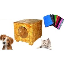 Feyza Design Dış Mekan Dayanıklı Minderli Kedi Evi, Konfor ve Koruma Sağlar