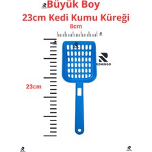 Feyza Design Büyük Boy Kedi Kumu Küreği 23CM, Pratik ve Temiz Kullanım Için Ideal