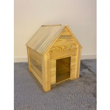 Feyza Design Doğal Ahşap Kedi Evi, Şık ve Konforlu Tasarım, Dayanıklı ve Rahat Kullanım