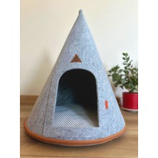 Feyza Design Taşınabilir Köpek ve Kedi Evi Minderli Çadır ve Taşıma Çantalı Model