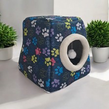 Feyza Design Çok Fonksiyonlu Kedi ve Köpek Yatağı Yuvası, Rahat ve Şık Tasarım