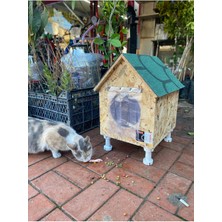 Feyza Design Kedi Evi, Yalıtımlı, Iç-Dış Mekan, 33X38X40, Video Anlatımlı