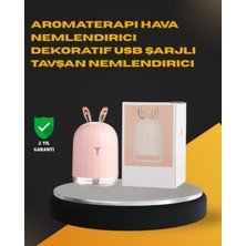 Maarketim USB Bağlantılı Sessiz Çalışan LED Işıklı Nemlendirici Difüzör 200 ml