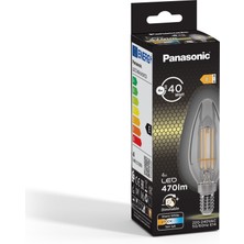 Panasonic  E14 Dim Edilebilir Filaman Lamba 4W 470LM 2700K Clear