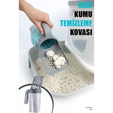 Feyza Design Pratik ve Hijyenik Kedi Kumu Temizleme Kovası, Kolay Kullanım