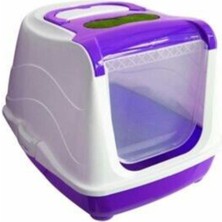 Feyza Design Şık ve Güvenli Kapalı Kedi Tuvaleti, Konforlu Kullanım Için Tasarlandı