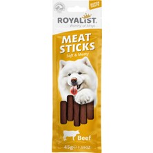 Royalist Meat Sticks Sığır Eti – Lezzetli ve Besleyici Köpek Ödül Çubukları 45G