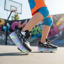 BURUNİ LED Patenli Işıklı Ayakkabı | Tekerlekli Spor Ayakkabı Çocuk | LED Kaykay Ayakkabı | Çocuk Pateni