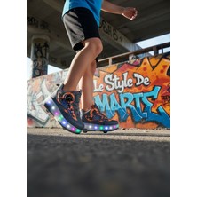 BURUNİ LED Patenli Işıklı Ayakkabı | Tekerlekli Spor Ayakkabı Çocuk | LED Kaykay Ayakkabı | Çocuk Pateni