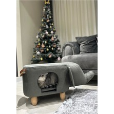 Feyza Design Rokka Renkli Kedi ve Köpek Evi, Şık ve Konforlu Tasarım