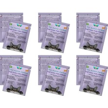 Feyza Design Pratik Tek Kullanımlık 50 gr Kedi Kumu Paketi, Koku Giderici, 6'lı Paket