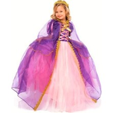 Rapunzel Kız Çocuk Kostümü