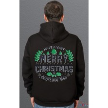Bumeta Have A Very Merry Christmas Green Sweatshirt Unisex Kapüşonlu Hoodie