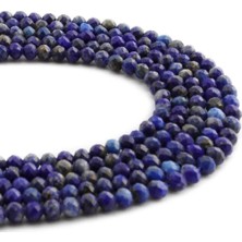 Uçar Doğal Taş Lapis Lazuli Taşı Küre Kristal Kesim 4mm Doğal Taş Dizi