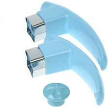 Supervac Tombul Çaydanlık Tutamak Kulp Seti-Bebek Mavisi