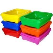 Feyza Design Çocuklar ve Evcil Hayvanlar Için Hijyenik Kedi Kumu Kabı Seti