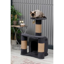 Feyza Design Yıkanabilir Kedi Tırmalama ve Oyun Evi, Rahat ve Eğlenceli Tasarım